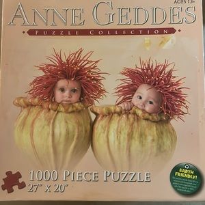 🧩1000 piece NEW, original sealed bag, Anne Geddes unique, no longer in print.